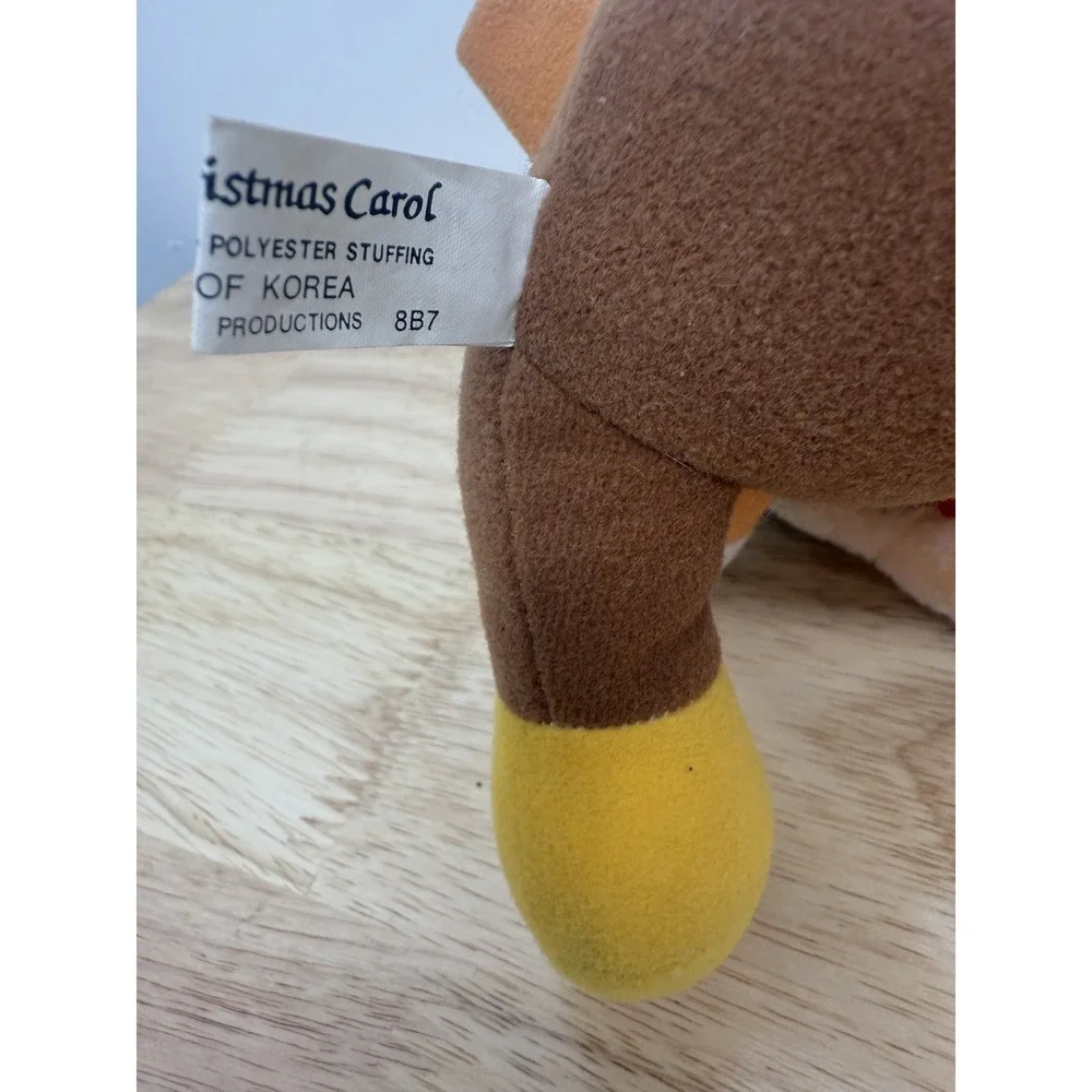Mickey Mouse Christmas Carol Tiny Tim Walt Disney Plush 8